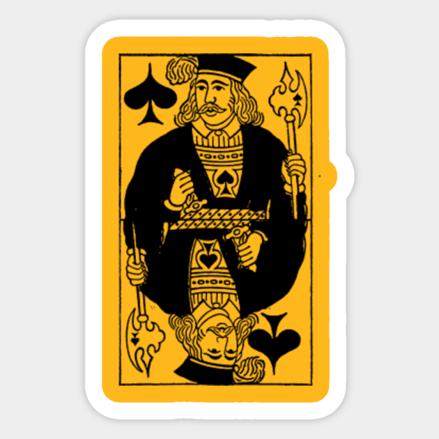 JACK OF SPADES VINTAGE Jack Of Spades Sticker TeePublic